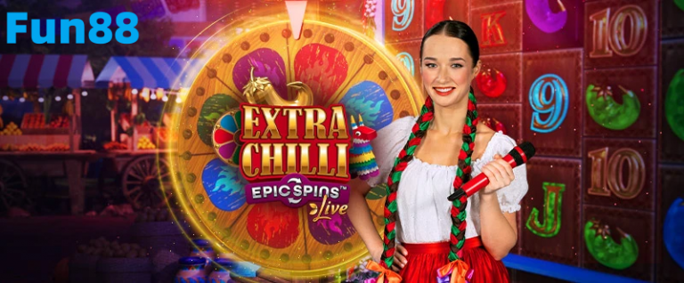 สัมผัสความสนุกในโลกของ Fun88 Casino Online กับ Extra Chilli Epic Spins™: รับรางวัลใหญ่อย่างไม่มีที่สิ้นสุด!